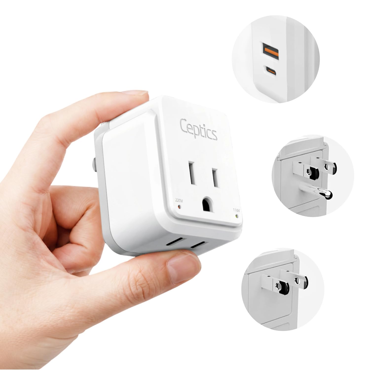 Ceptics Japan Philippines Power Travel Plug Adapter Set
