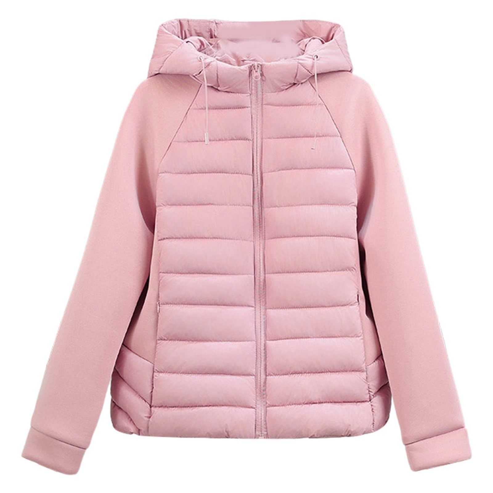 Chaqueta Mujer Abrigo Entretiempo Invierno Cazadora Plumiferos，Abrigo acolchado moderno ligero y para invierno climas fríos estilo informal ajustado mujer