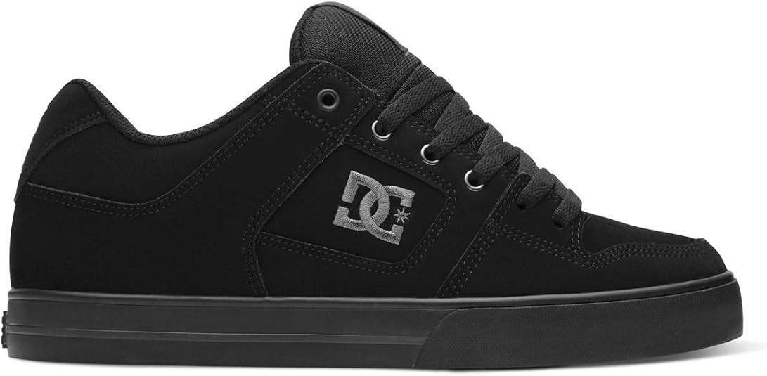 DC Tênis de skate masculino Pure Xe, Preto/Pirata Preto, 6.5