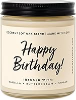 Vista 12 de Wax & Wit Regalos de cumpleaños número 30 para mujeres, velas de cumpleaños, perfumadas con burbujas de champán, ideas de regalo para 30 años, 9