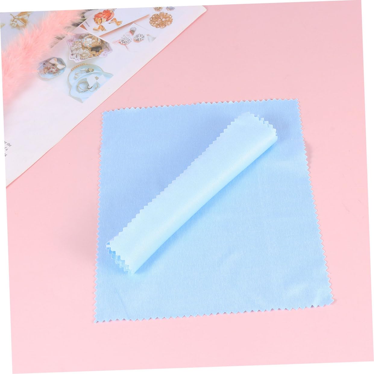 FOMIYES 3 Set Panno Per La Pulizia Degli Occhiali Panno Per La Pulizia in Microfibra Panno Per Occhiali in Microfibra Pulitore Occhiali Panno Per La Pulizia Delle Lenti Blue 50 Pezzi * 3
