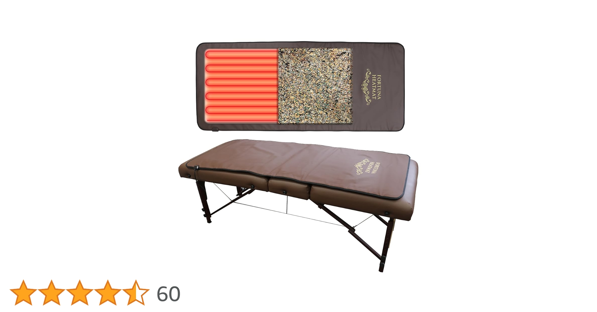 Amazon | 【日本製】岩盤浴ヒートマット ブラウン エステ 遠赤外線