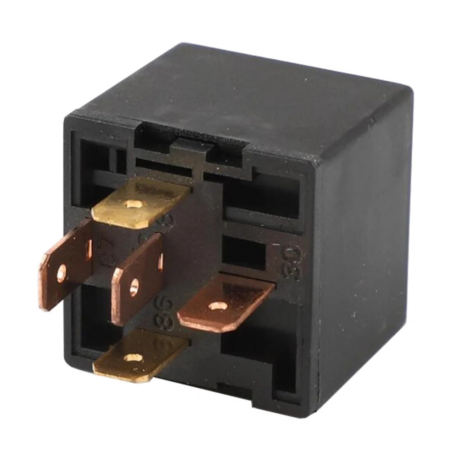 Relé automotriz JD1914 80A/40A 12V/24V 4 pies 5 pies cobre pequeño relé impermeable controlador de iluminación * 2 uds(5Pin 40A 12V)