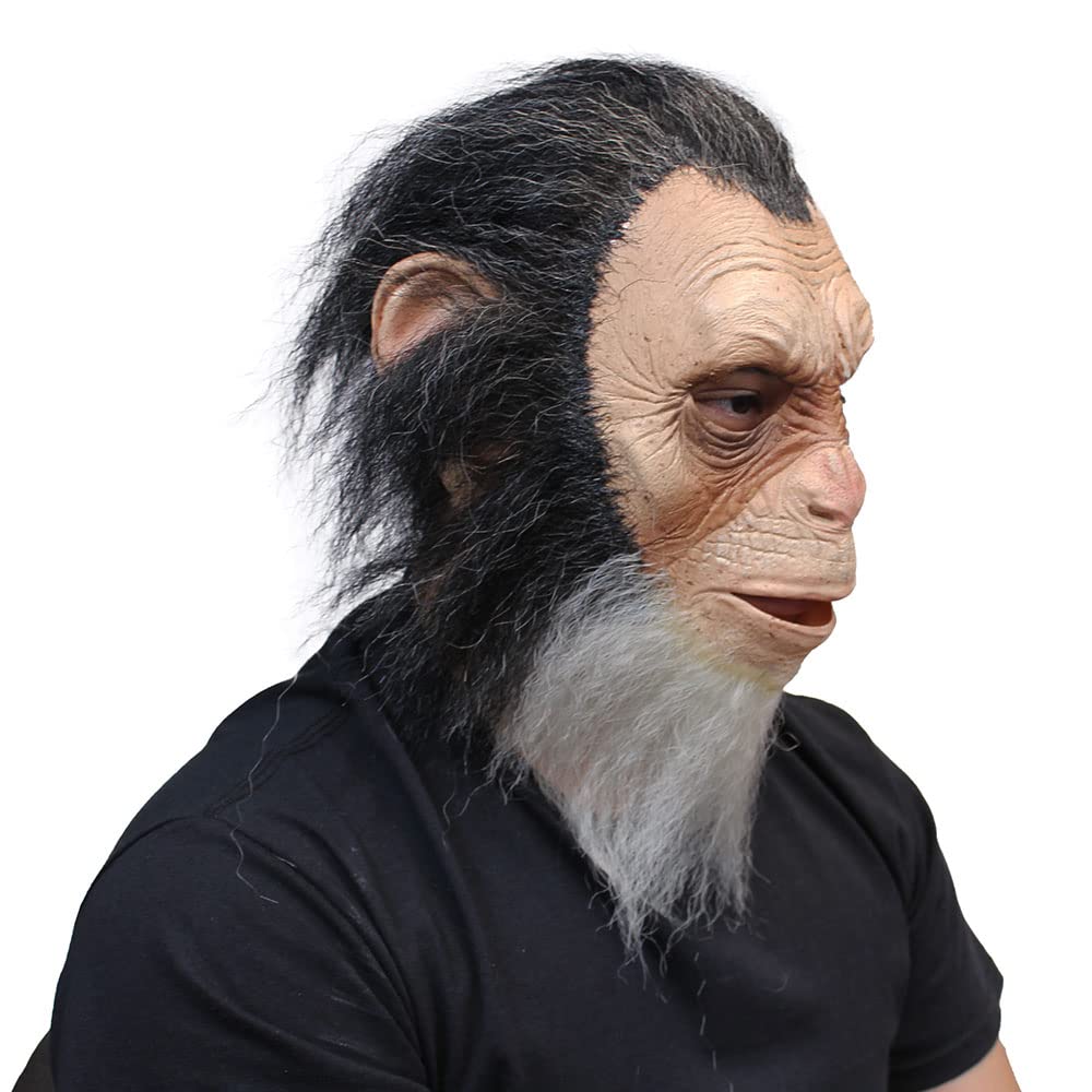 GHOULISH Maschera vecchia scimmia adulto