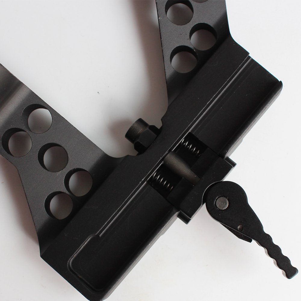 NOGA Attacco rapido per Caccia al tiro Laterale AK con Anello Integrale da 1 Pollice 25mm / 30mm per AK47 Nero