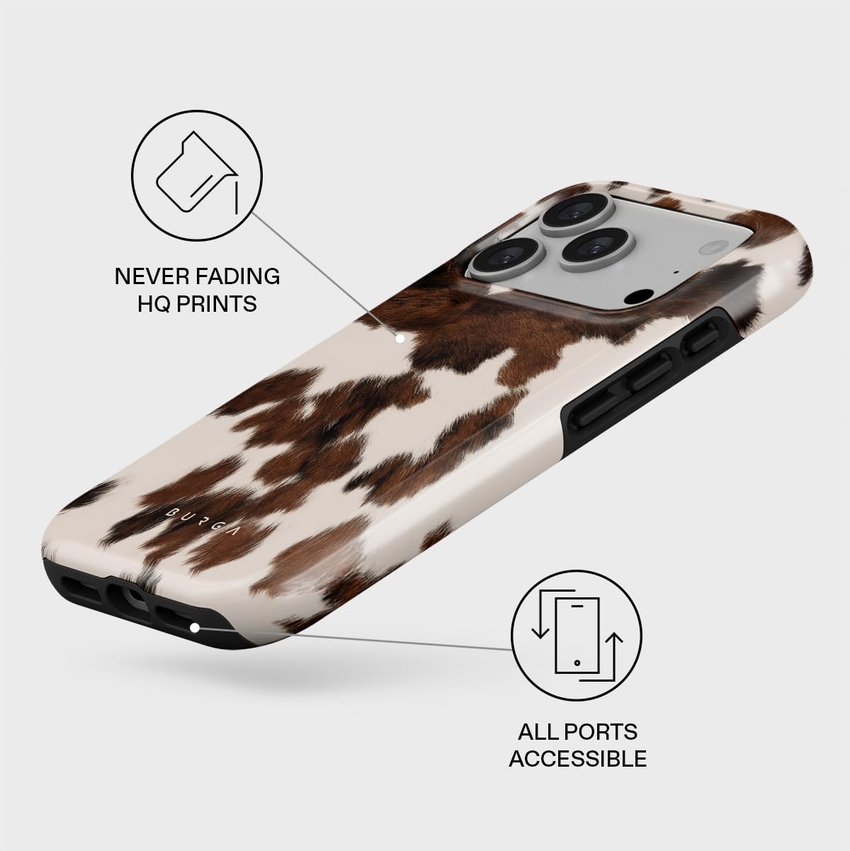 Amazon.co.jp: BURGA ユニセックス 携帯電話ケース iPhone 17 Pro用
