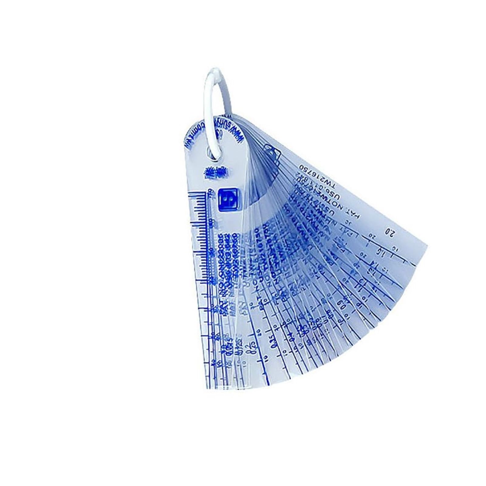 Szczelinomierze, 0.05-1.5-2.0-3mm 18 sztuk 20 sztuk grubość plastikowa wtyczka Feeler Gauge wypełniacz szczelin narzędzie pomiarowe z arkuszem(0.05-3mm 25 Sheet)