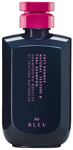 R+Co BLEU Soft Bounce - Champú de textura natural y rizos Hidratación superior + manejabilidad + brillo Vegano, sostenible + libre de crueldad