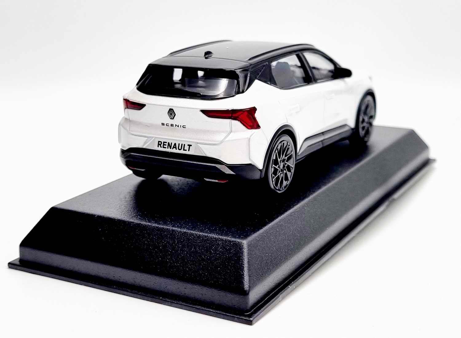 NOREV Voiture de Collection Renault Scénic E-Tech 100% Electric Esprit Alpine 2024 Blanc Nacré 1/43 Métal Compatible avec Renault