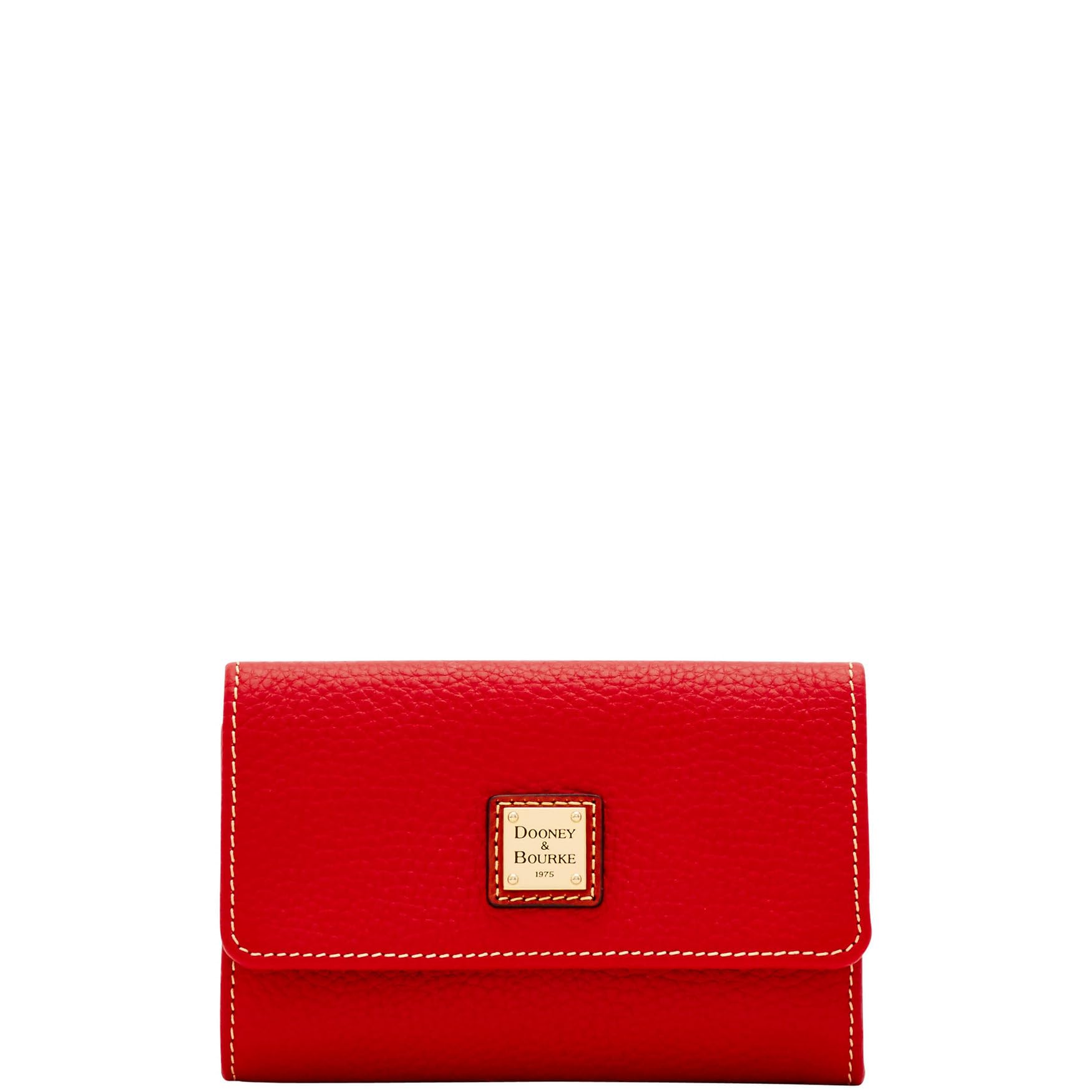 Dooney & BourkeWallet, Pebble Grain Flap Wallet - Red