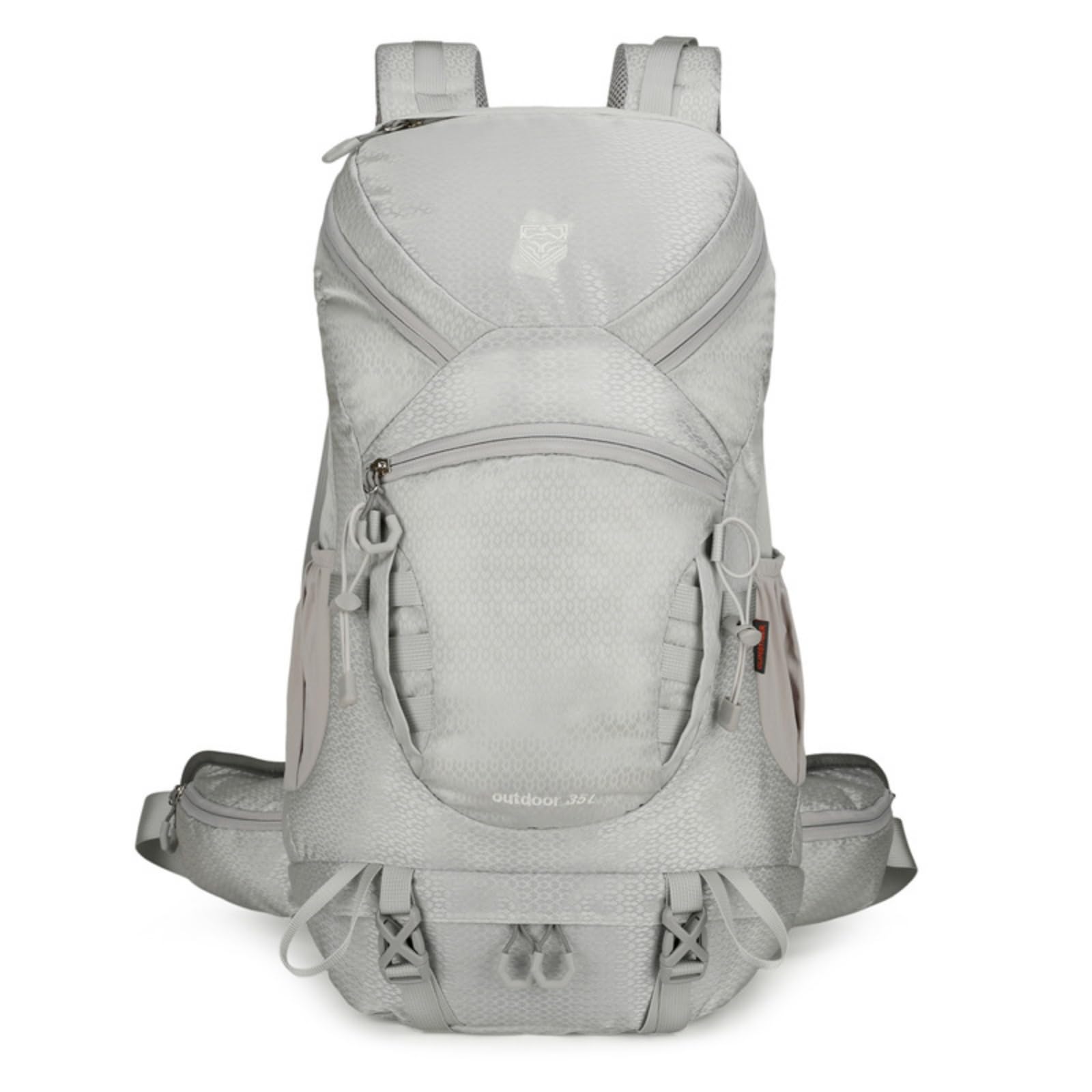 harayaa Rucksack Wanderrucksack Trekkingrucksack Tagesrucksack Wasserabweisend Nylon mit Hüftgurt Gepolsterte Schulterriemen Stabiler Aufbau Viel Stauraum für, Array, Hellgrau