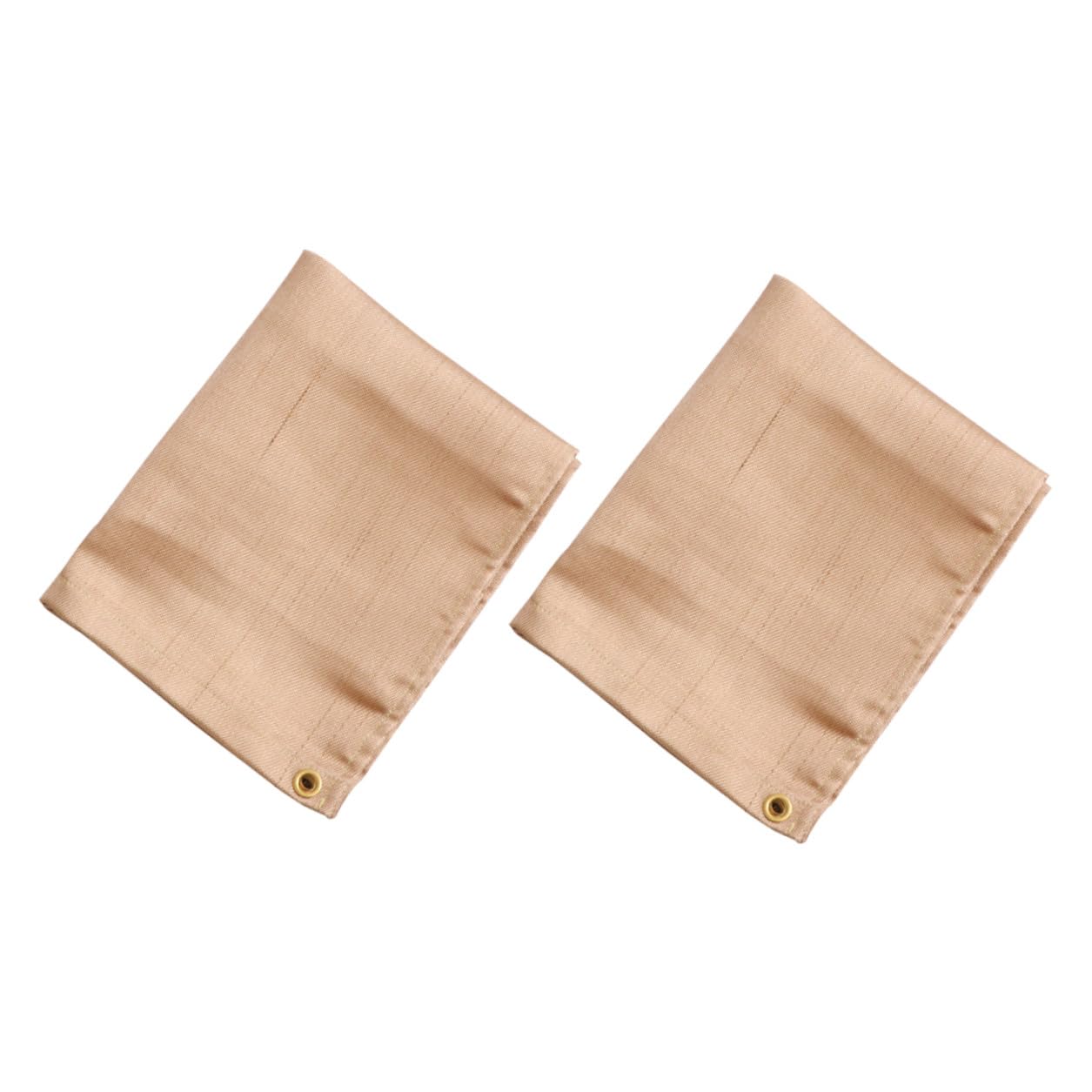 Tappeto 2 Pezzi in Fibra di Vetro 45x45 Cm Ignifugo per Grill