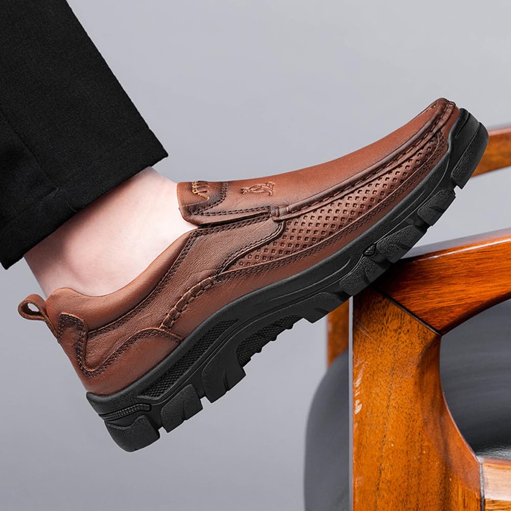 Herren Loafers Slipper Schuhe Bequeme Business Casual Lederschuhe Herrenschuhe