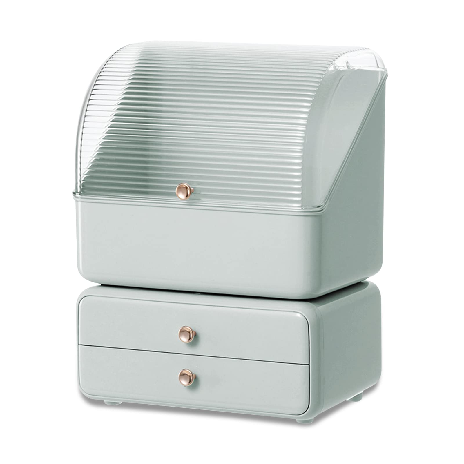 Galatée Antipolvere Organizer Multifunzione,Organizzatore di Trucco Grande Capacità,per Cosmetici,Gioielli e Accessori ideale per bagno e camera da letto