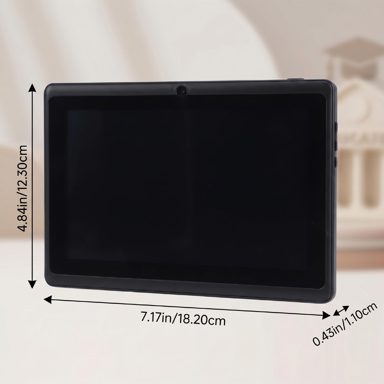 Tosuny Tablet per Bambini da 7 Pollici, 1 GB di RAM 16 GB di Spazio di Archiviazione, Schermo LED HD 1024x600, 10.0, Fotocamera Anteriore da 2 MP Posteriore da 5 MP, Batte (Black)