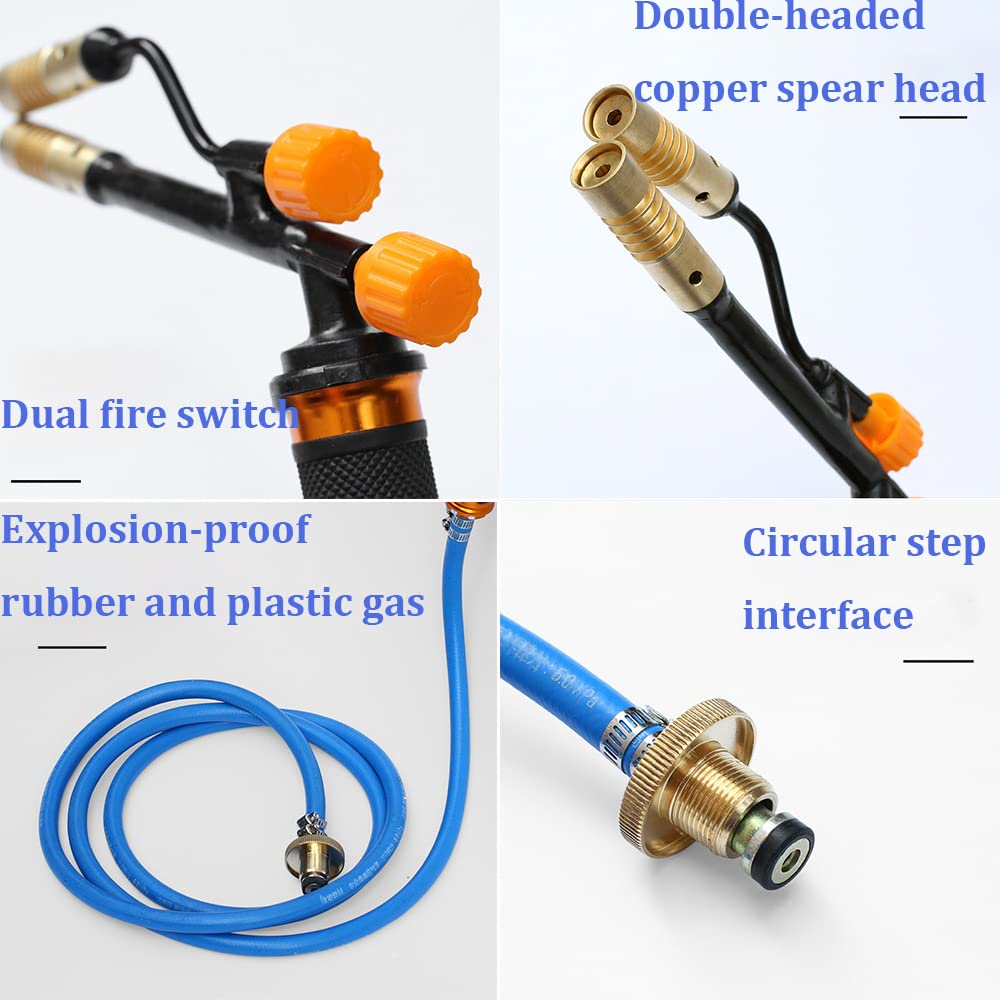 Chalumeau Turbo Puissant Avec Allumage Électronique – Brûleur à Gaz Pour Soudage, Bijouterie Et Dégivrage