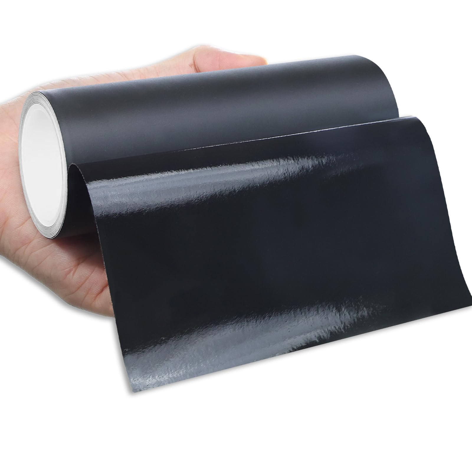 Birllaid Black Inflatable Repair Kit Waterproof, 13 cm x 1.5 m Roll TPU Pool Repair Tape, Repair Tape for Air Mattress, Bouncy Castle, Inflatable Toy, Tent, Swimming Ring, Heavy Duty