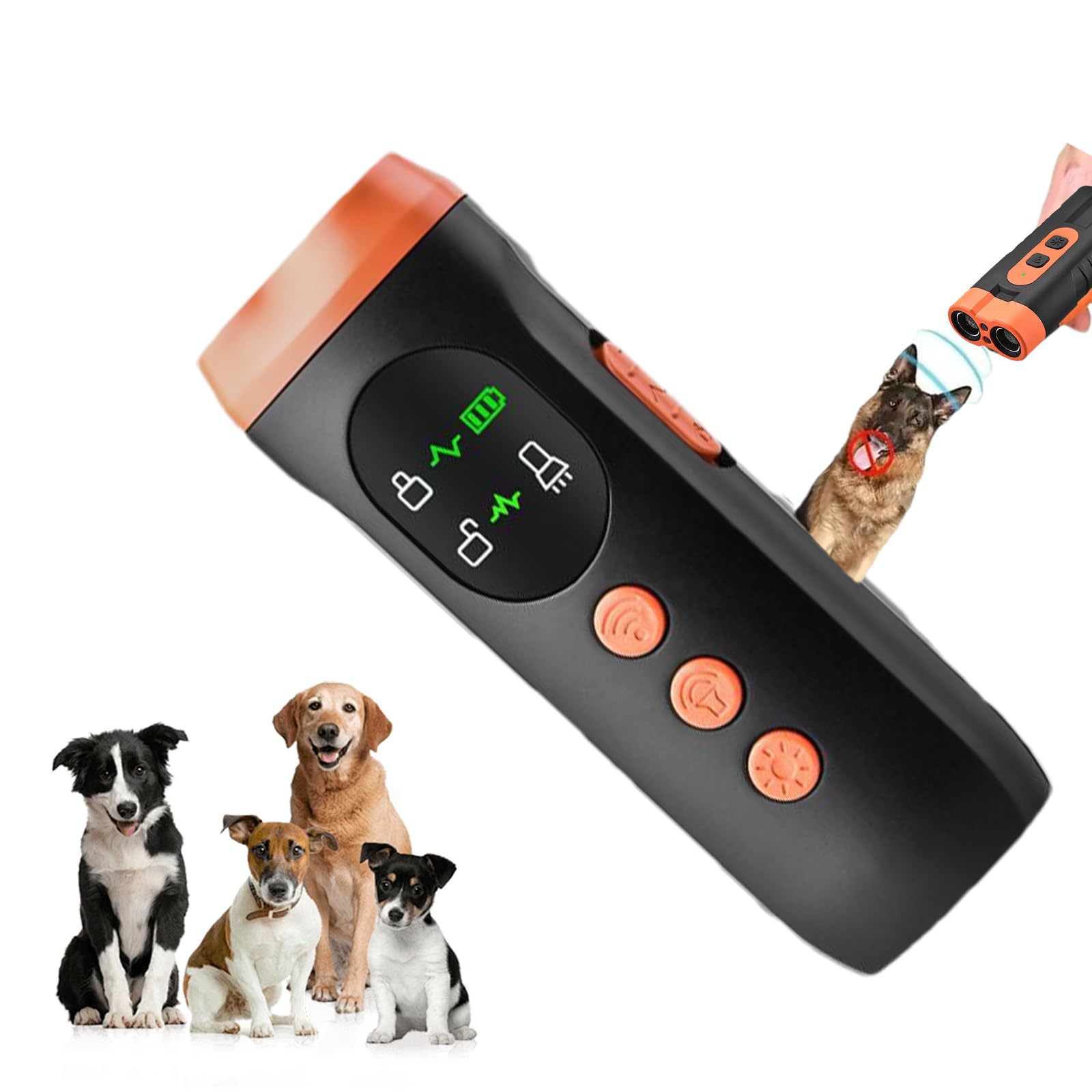 RuheMeister Pro – Schonendes Ultraschall-Training für Ruhiges Zuhause, Schonendes Ultrasonic Anti Bell Device Dog, Erziehungshilfen FüR Hunde - Developed by Dog Trainers for Small, Medium, Large Dogs