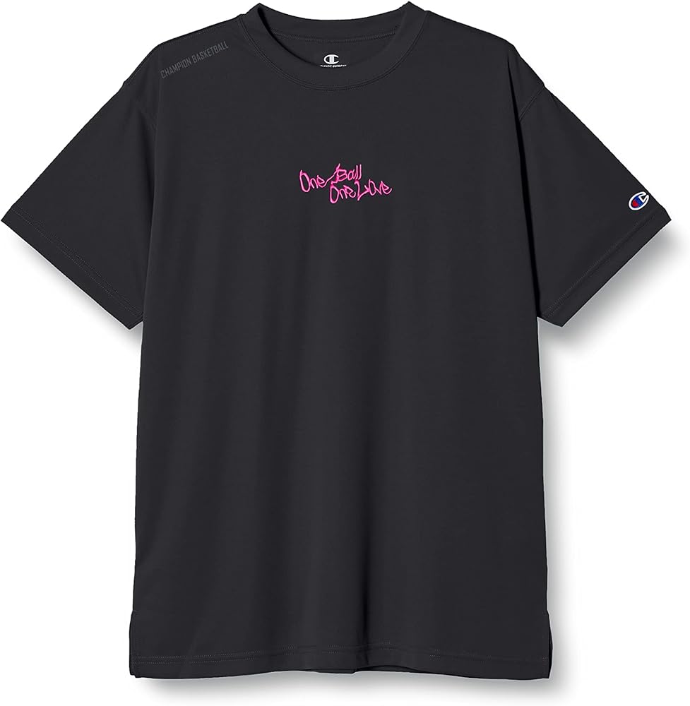 Amazon | [チャンピオン] Tシャツ 速乾 抗菌 防臭 ワンポイントロゴ 