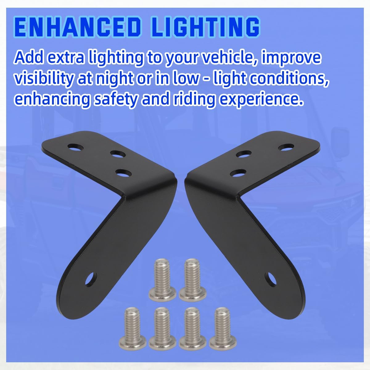 Rear Pod Light Mounting Brackets for CF Moto U10 2024-2026 - 2PCS