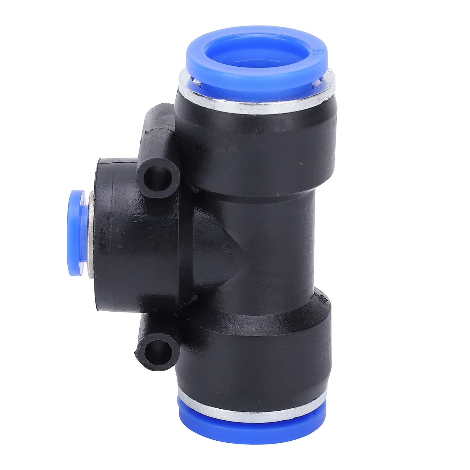 25 Pezzi Pneumatico a Forma di T Connettore Riduttore Tubo a 3 Vie, Spinta Rapida Per Collegare Raccordo a T Raccordo Tubo Aria 16 X 8 X 16 mm