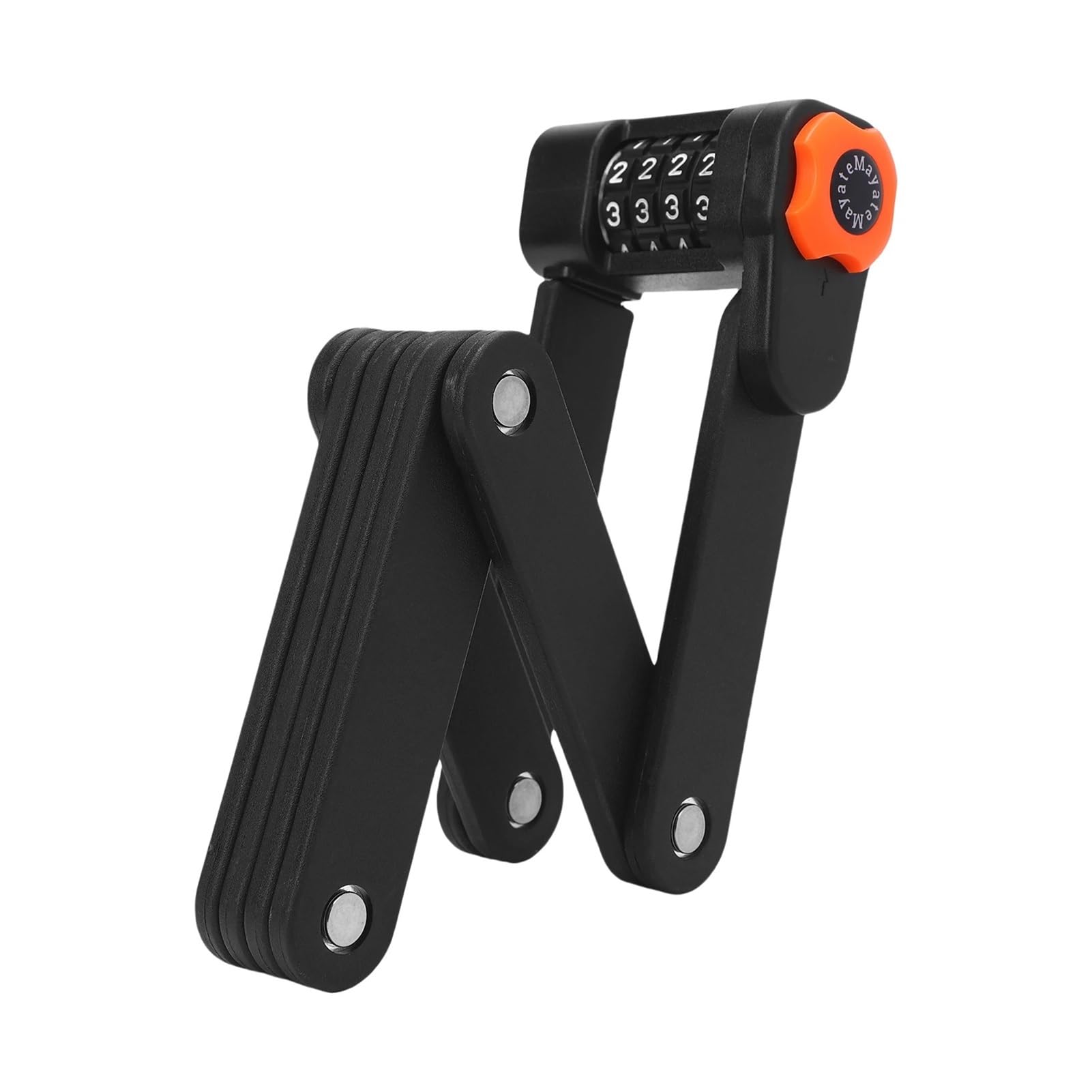 Candado de bicicleta contraseña plegable antirrobo Accesorios montaña fijo for eléctrica Candado para bicicleta
