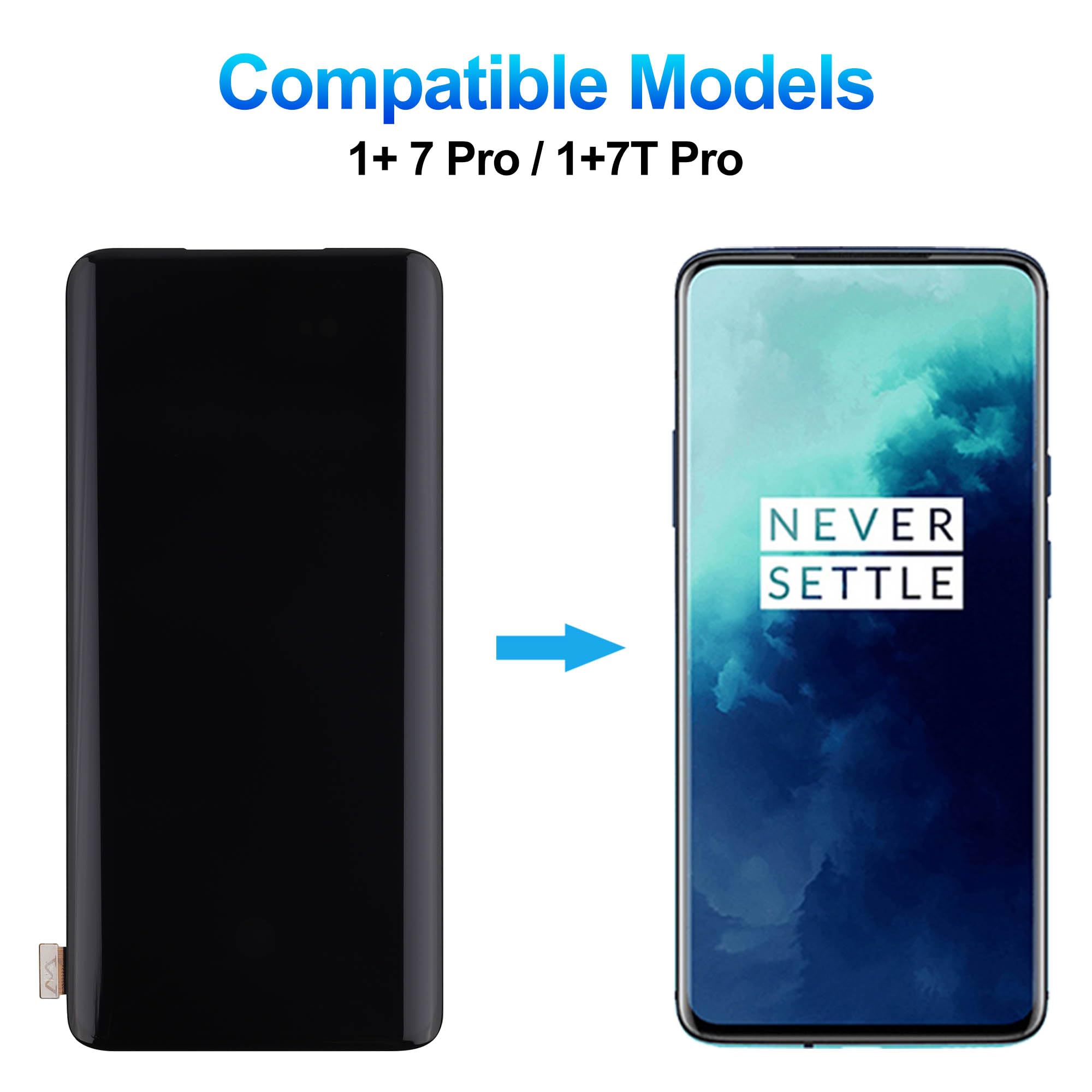 OnePlus 7T pro本体 ディスプレー難あり Amazon.com: Olivechard for OnePlus 7 Pro 1+ 7T Pro OEM LCD