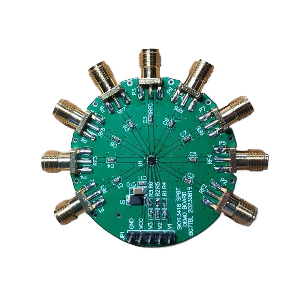 SKY13418 SP8T przełącznik HF: 10 kHz–6 GHz, 8-krotny przełącznik antenowy