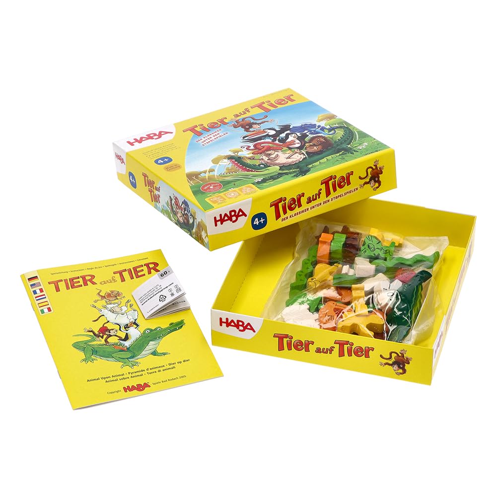 Amazon | [ ハバ ] HABA 木のおもちゃ ワニに乗る？ 3678 / 4478 知育