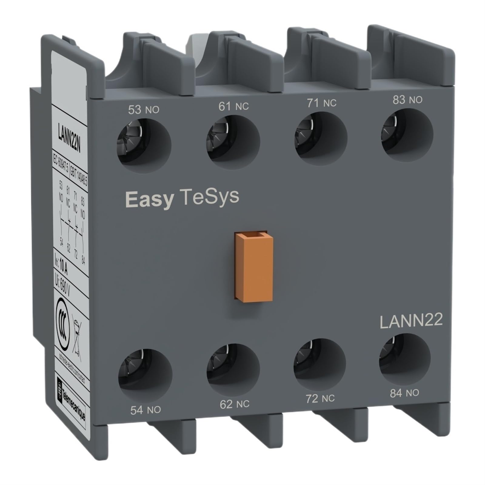JJHQOKYNA Relay/contactor Auxiliary Contact LANN22N LAN-N22N