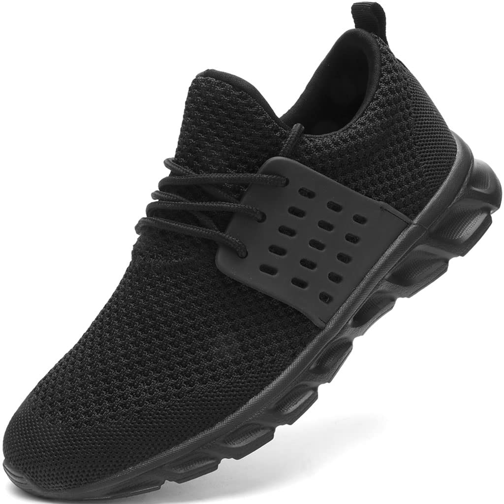 DamyuanWomens Tennis Shoes Running Shoes Lightweight Gym Sports Sneakers Workout Shoes,Black Womens Size 6.5