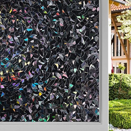 Película para ventana con privacidad Donox Blackout 17.5 x 78.7 pulg miniatura 1