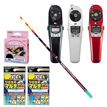 DAIWA - ワカサギ釣り リール 穂先 仕掛け セット ポイント5倍中】フライデー 電動ワカサギ 4点セット [ワカサギ