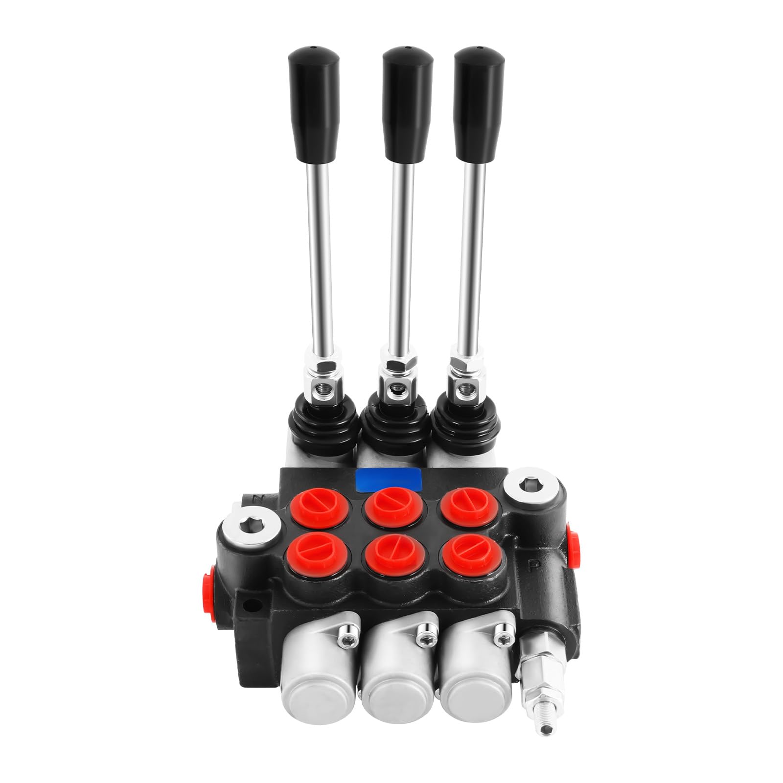 MINRS Valvola idraulica, valvola di controllo manuale, 3 prese, 3600psi, 60L/min, cilindro idraulico a doppia azione, valvola di controllo direzionale idraulica per trattore, caricatore, rimorchi
