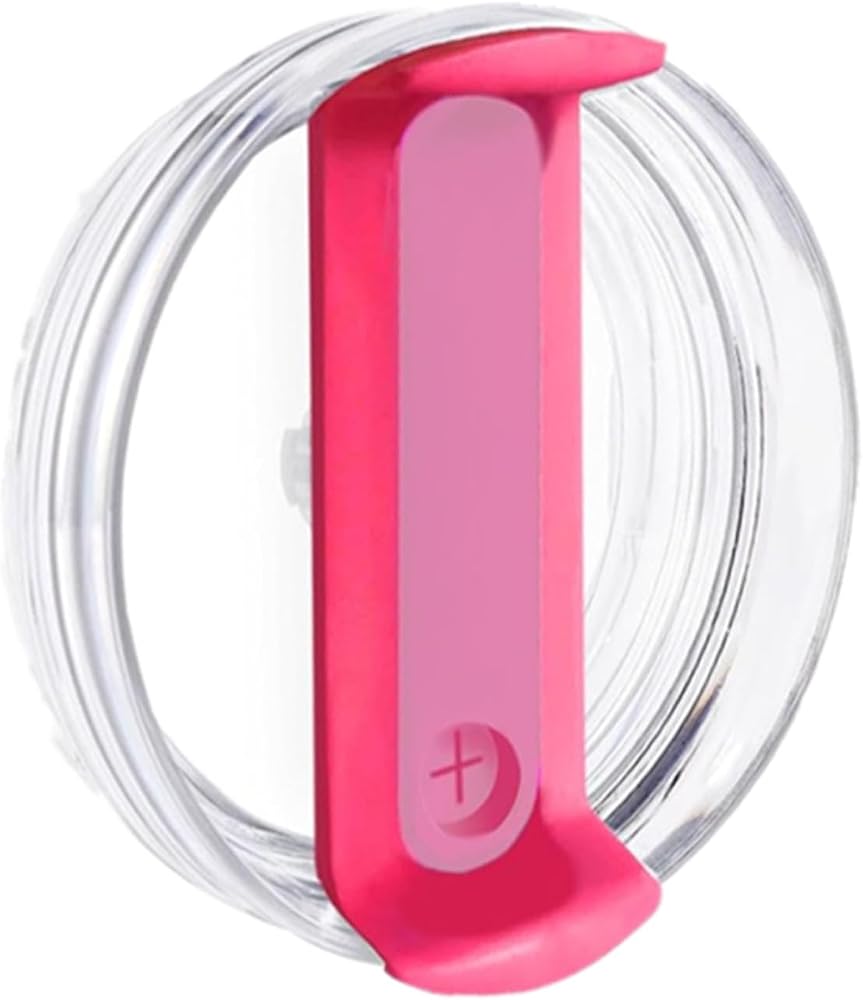 1 Pcs Replacement 40 oz Tumbler Lid Compatible with Stanley Cup, Dustproof Spill Proof Splash Resistant Tumbler Covers Fit for Stanley Tumbler and More Coffee Mugs (Hot Pink)