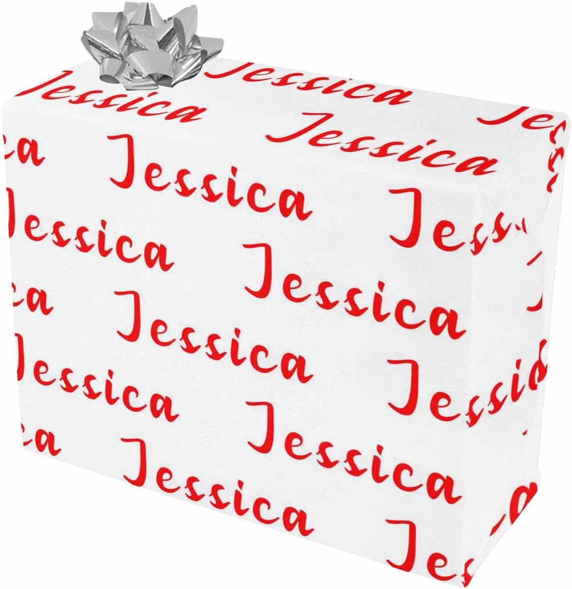 FunStudio Personalized Christmas Wrapping Paper with Name