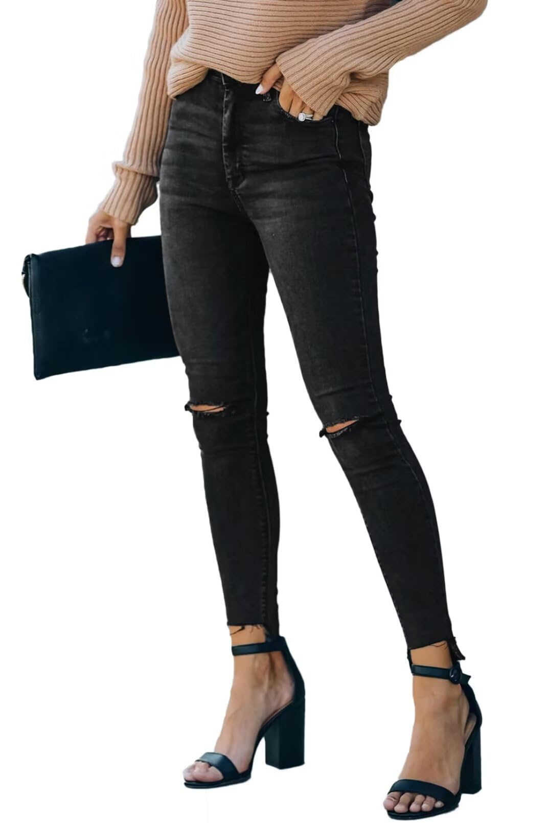 Allimy Damen Jeans