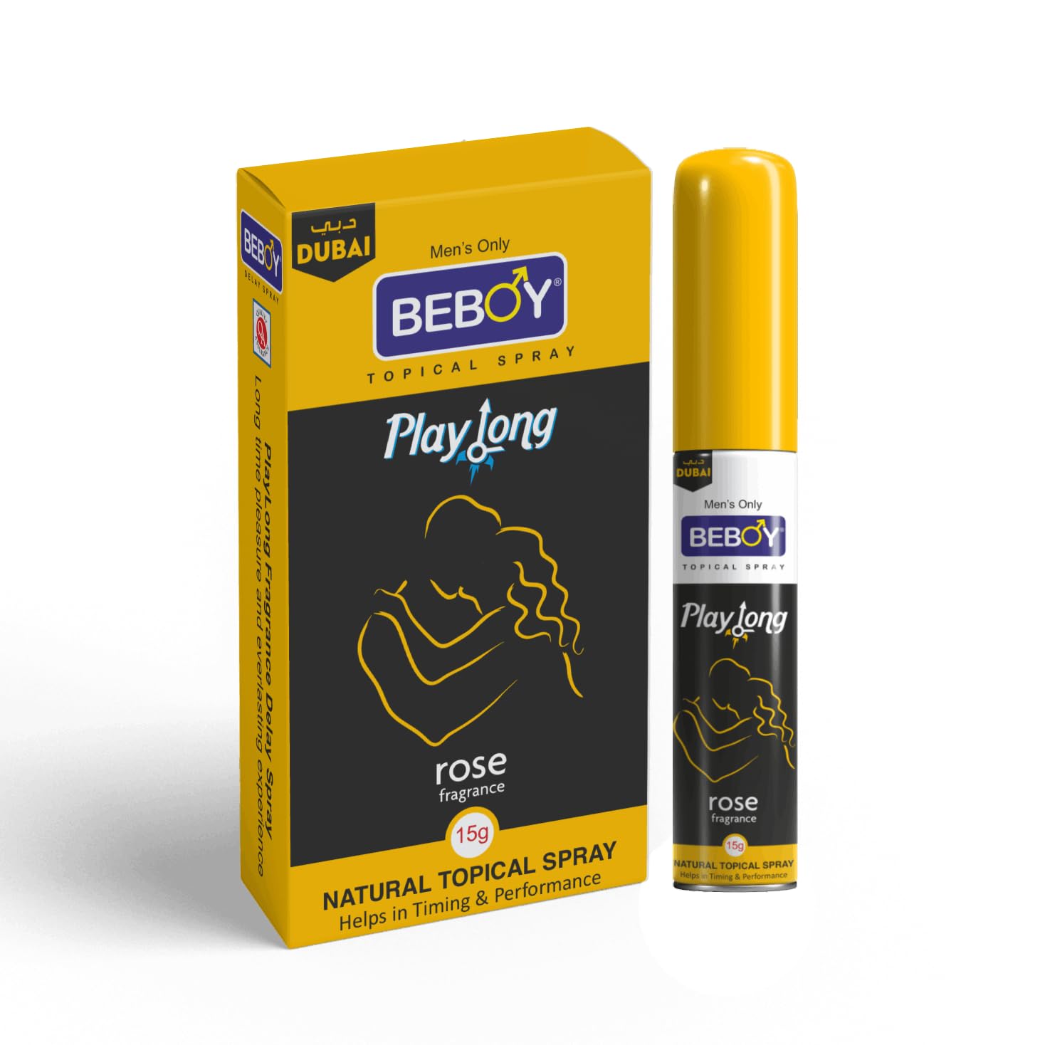 Beboy Natural Topical Spray for Men | Non-Transferable & Non-Alcoholic | Better Quality | Rose Fragrance - 15g (B0D98ZMFGR) Amazon Price History, Amazon Price Tracker
