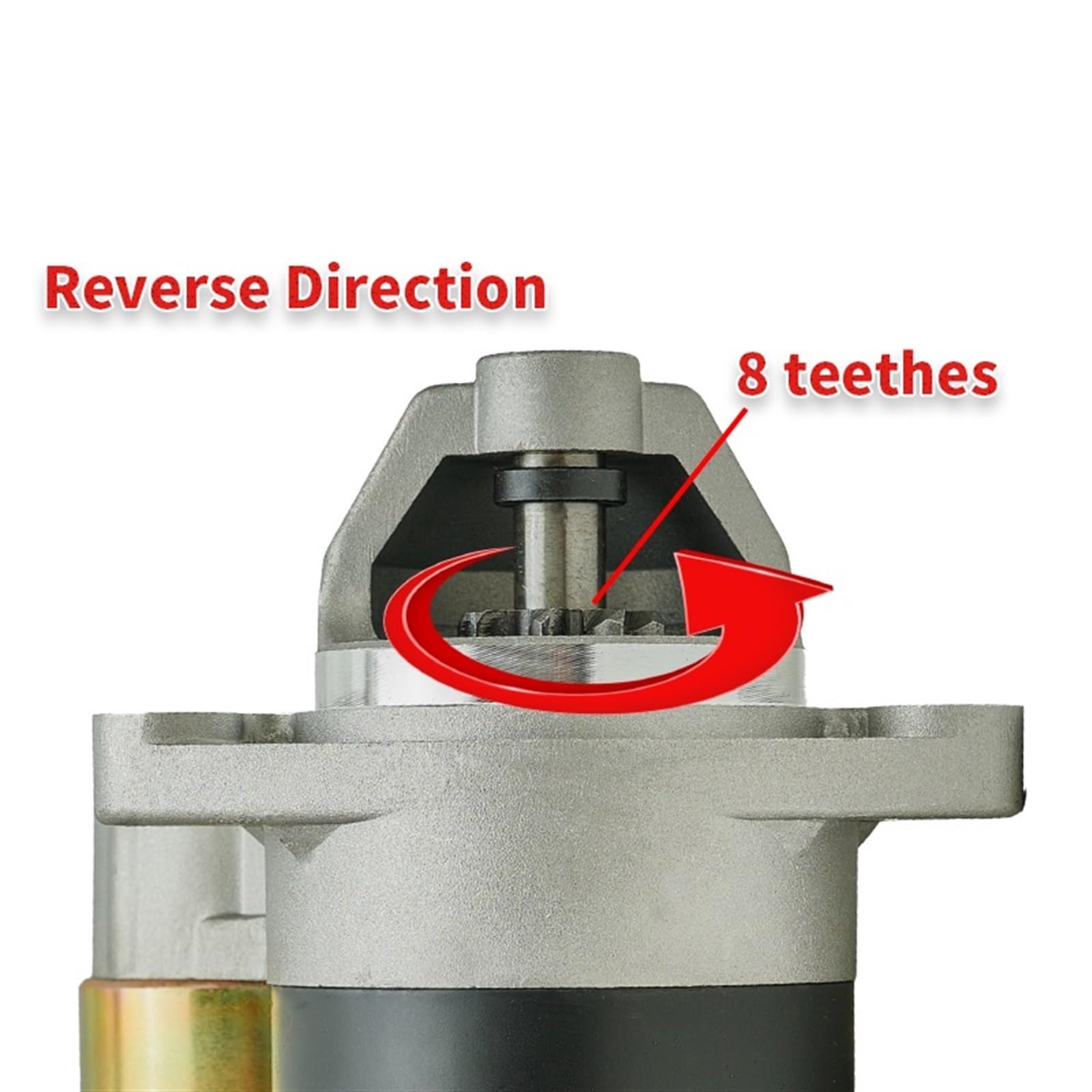 Motor de arranque QD124A 12V 1.2KW, piezas del generador diésel, Motor de arranque eléctrico de cobre hecho for Motor de arranque 186F 188F 192F