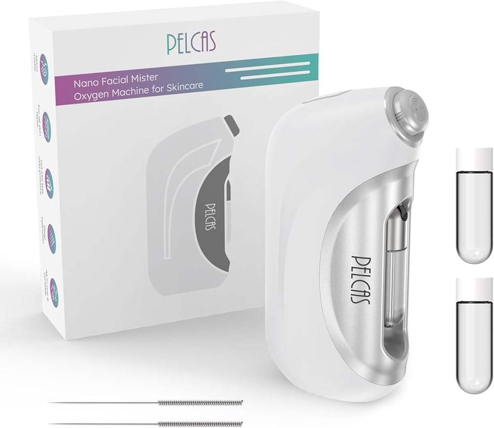 Amazon.com: PELCAS Nano Facial Mister, Cordless Face Sprayer 0.2mm