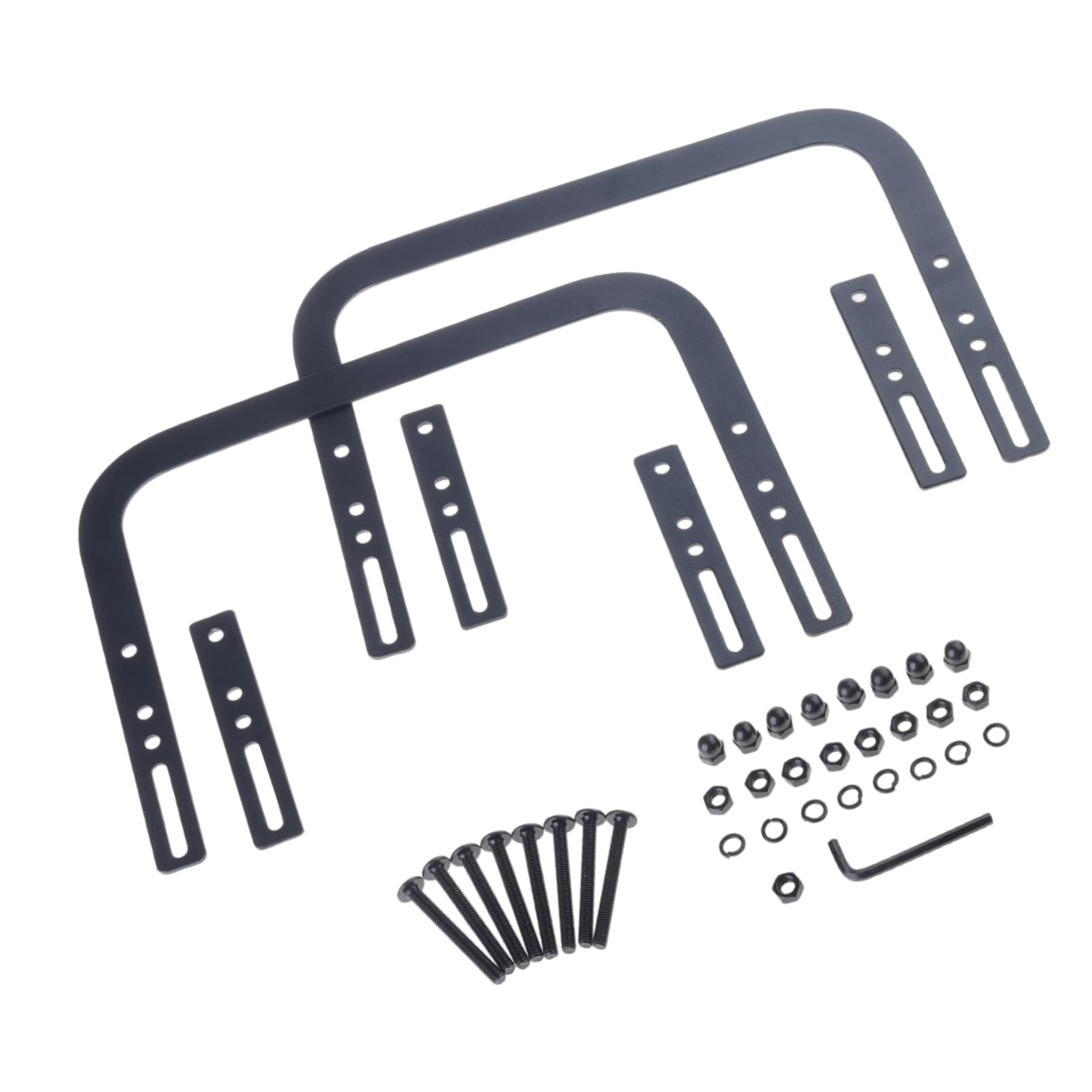 COOLHOOD 2pcs Anti Slip Gripper Gaskets to Keep Mattress From Sliding Easy Installation Slide Stopper Retainer Adjustable Holder Brackets