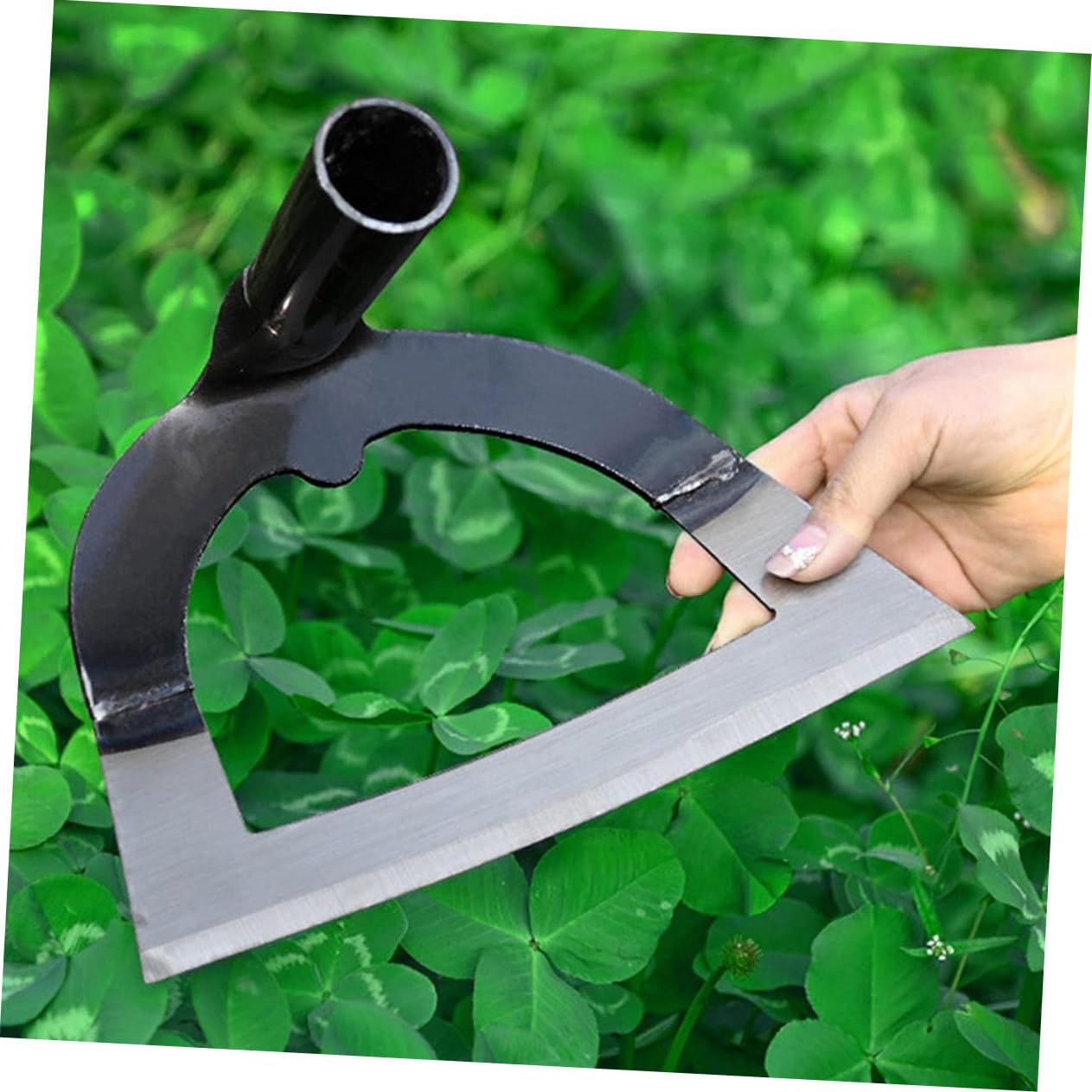 Attrezzo da Giardino Multifunzionale in Acciaio Inossidabile per Diserbo e Scavatura, Robustezza e Resistenza per Giardinaggio e Cura Dell'orto