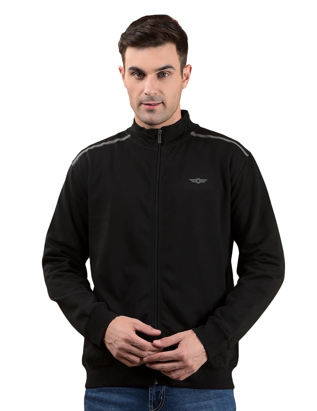 force nxt Super Combed Cotton Mens Jacket with Zipper & Pockets-picture-20