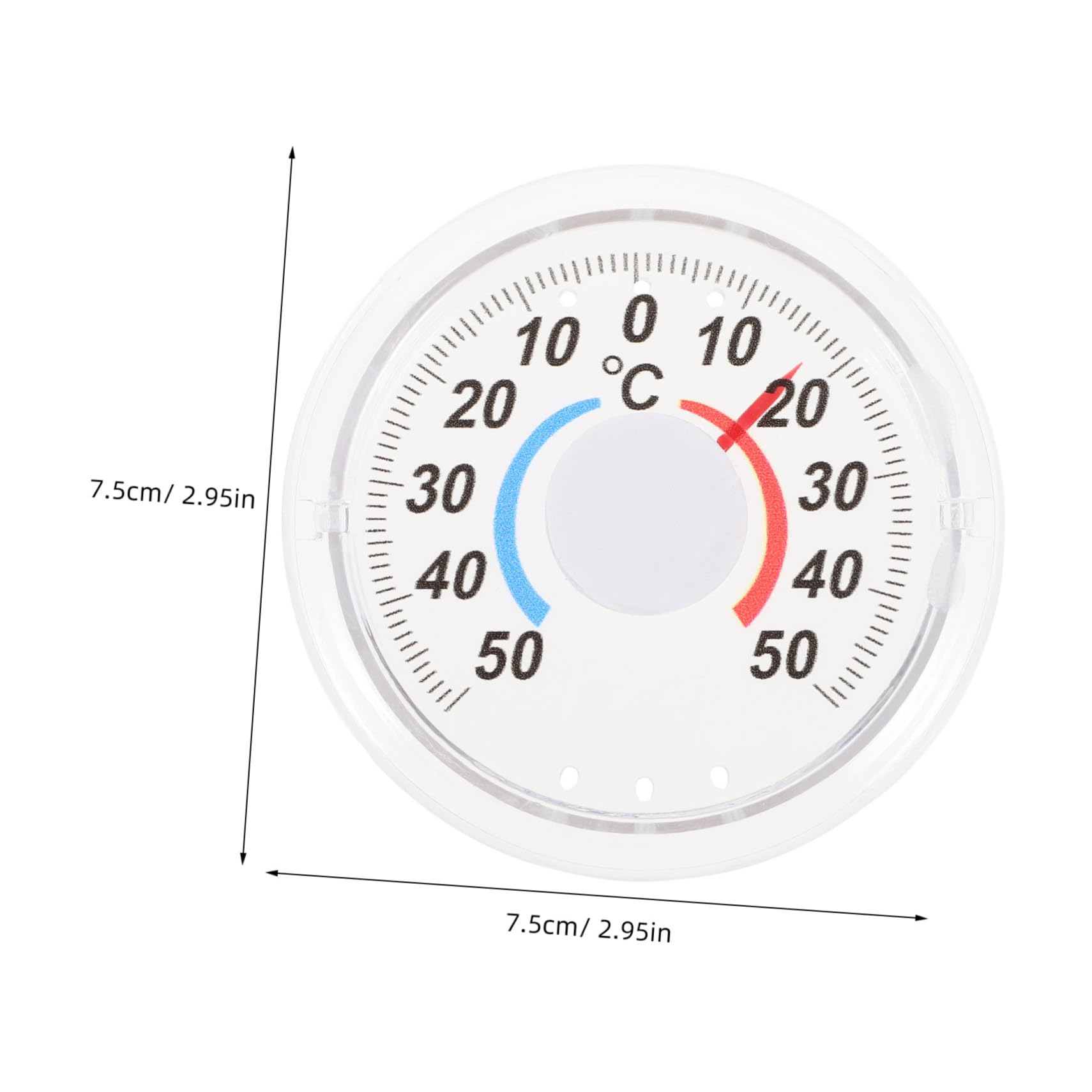 Abaodam 3 Set Termometro Per Il Freddo E Il Caldo Termometro Per Esterni Celsius Per Finestre Per Interni In Legno Da Appendere 3 pezzi * 3