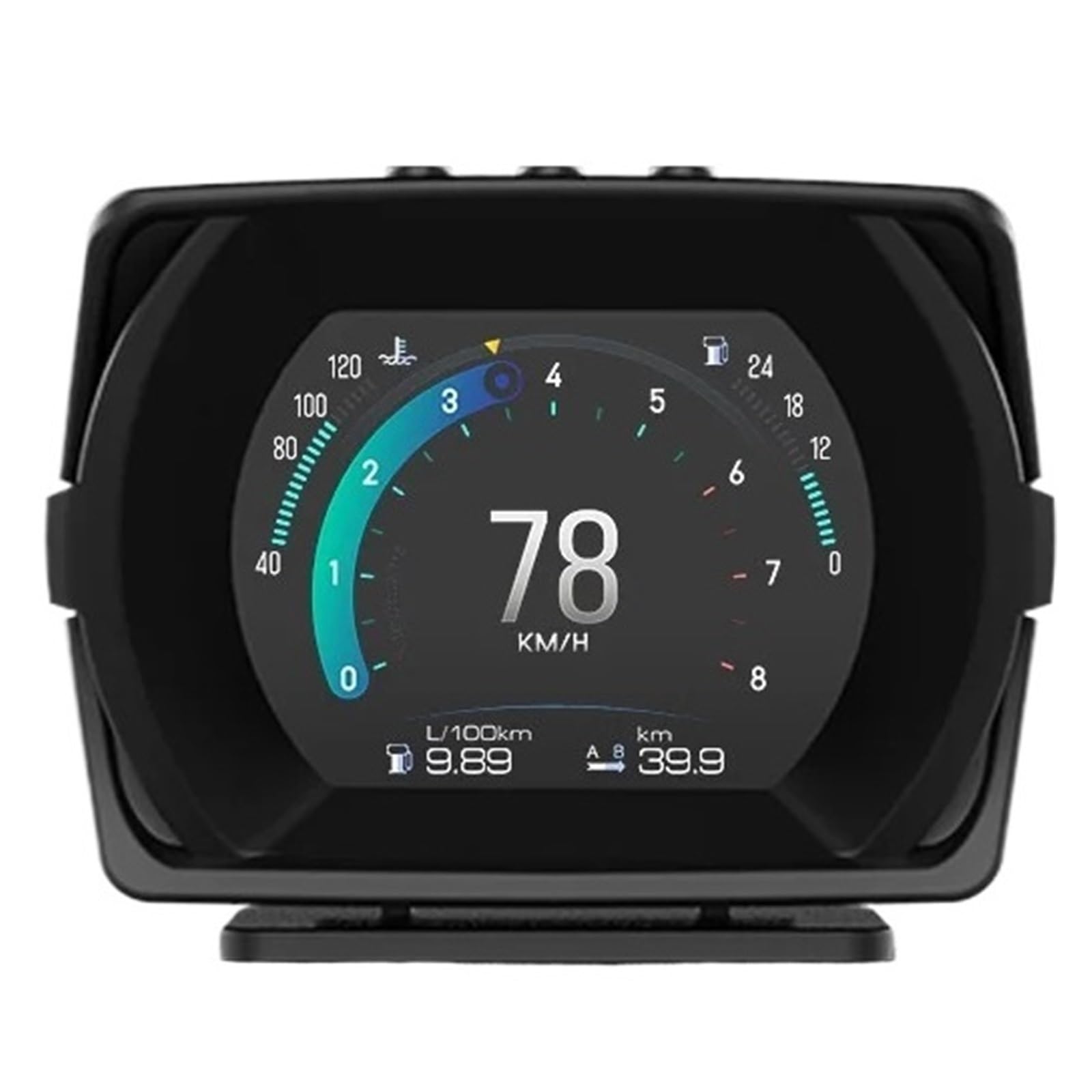 Indicador V63 OBD HUD, Pantalla Automática, Acelerómetro Digital, Inclinómetro Todoterreno, Accesorios Multifunción For Coche, Más De 100 Datos OBD2 Instrumento Multifunción