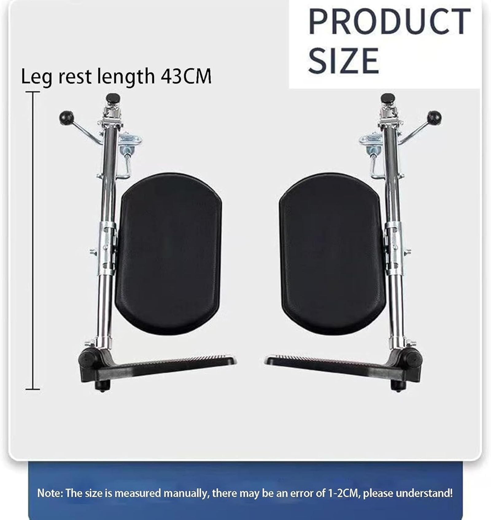 ReposapiéS Elevables para Silla Ruedas Placa Pie Compuesta, áNgulo Ajustable (90°-180°), Repuestos Universales para Silla Ruedas con Acolchado, FáCil InstalacióN y Limpieza(Left)
