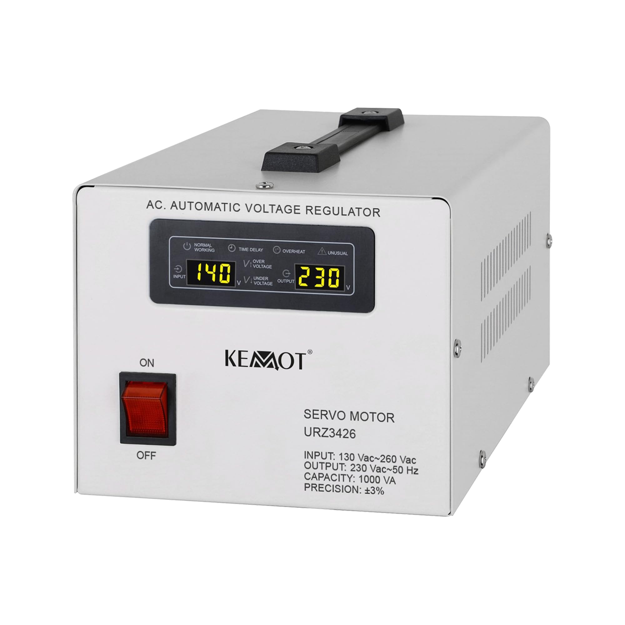 Automatischer Spannungsregler KEMOT MSER-1000 (1000 VA, Servomotor)