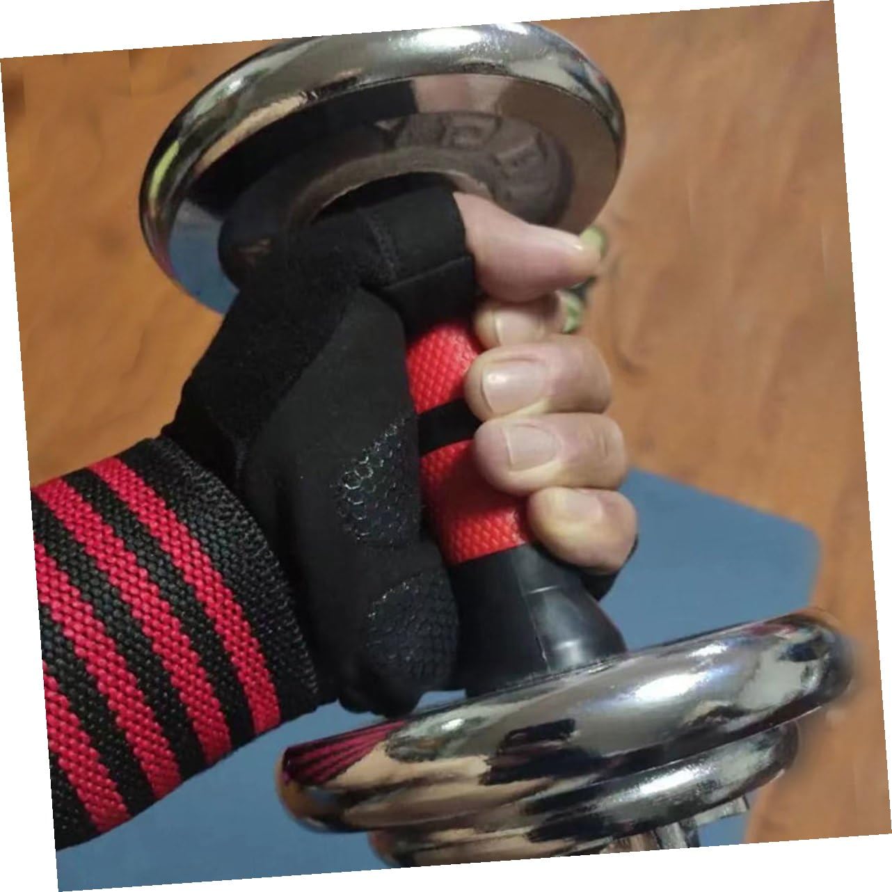 PACKOVE 3paare Halbfinger Fahrradhandschuhe Für Outdoor-Sportarten rutschfest Atmungsaktiv Schockabsorbierend Für Radfahren Joggen Und Freizeitaktivitäten Mit Logo