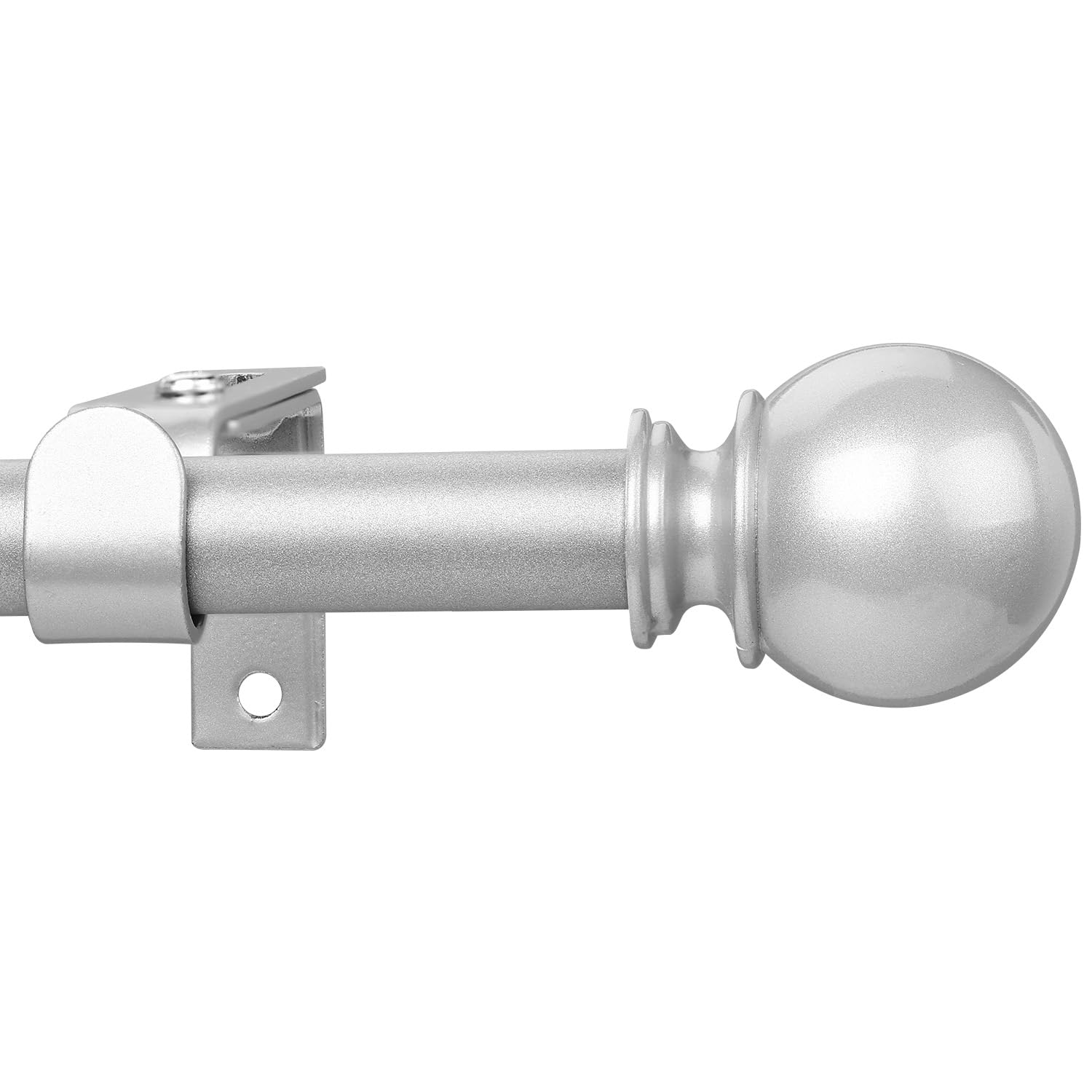 IFELS Bastoni Per Tende In Metallo Regolabili 167-300 Cm - Set Da 2 Aste Argento Spesse 2,5 Cm - Supporto Fino A 15 Kg - Per Finestre, Patio, Camere