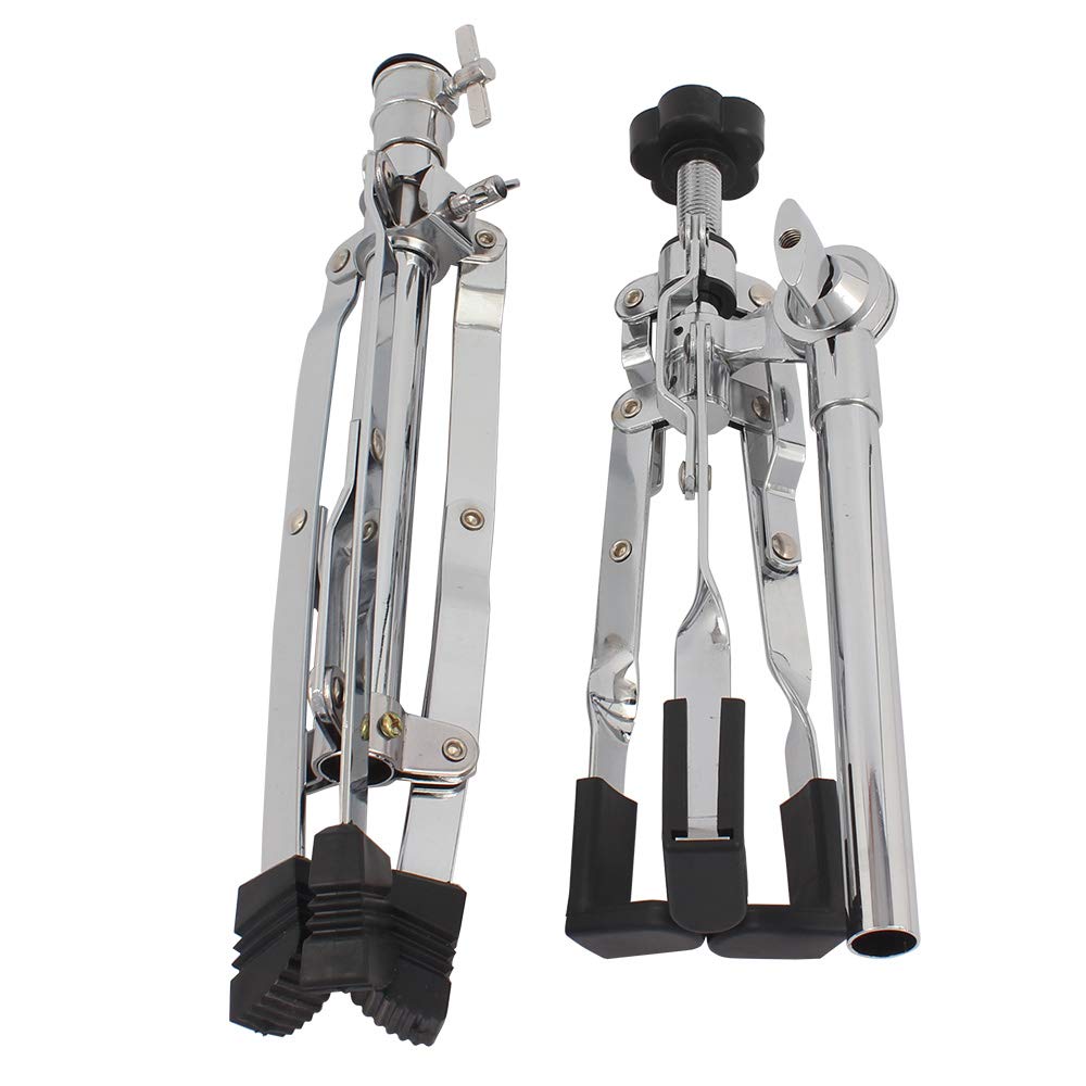 Glomora Soporte Universal Para Batería Y Caja De Ritmo: Ajustable Y Estable (Doble Refuerzo)